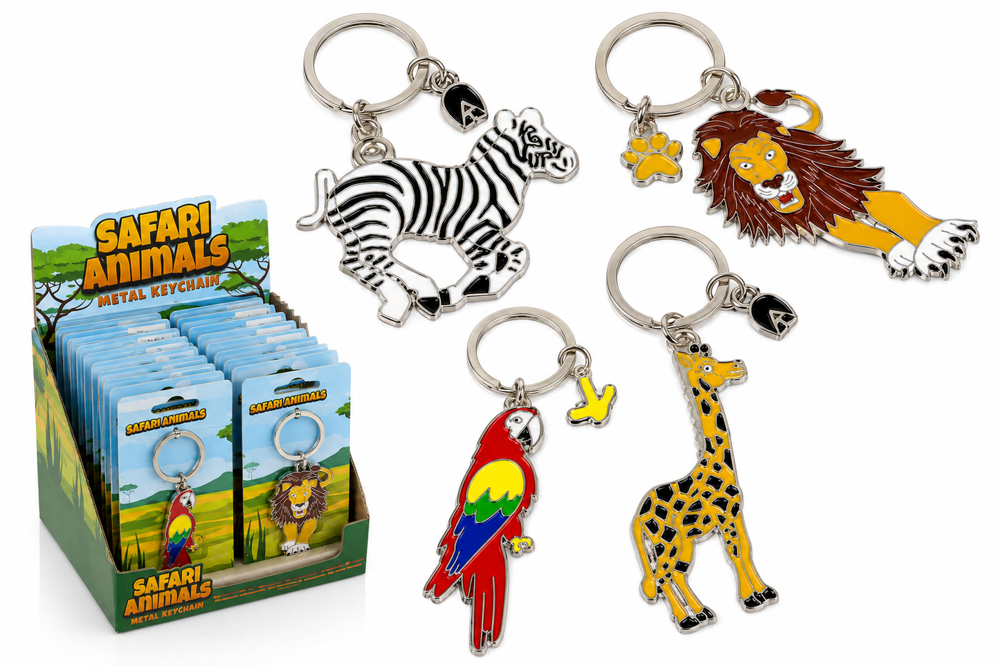 
                  
                    Metal Keychains, Wild Animals
                  
                