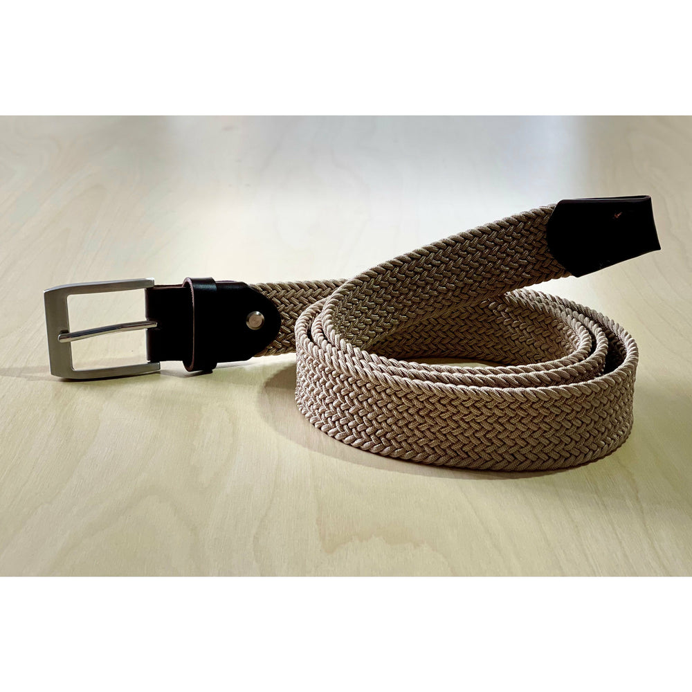 Elastic belt beige