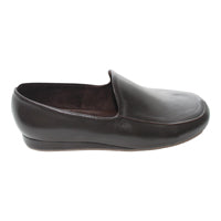 Closed brown slipper, vanlig form (utförsäljning)